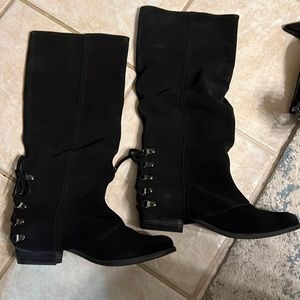 Naughty Monkey black suede boots